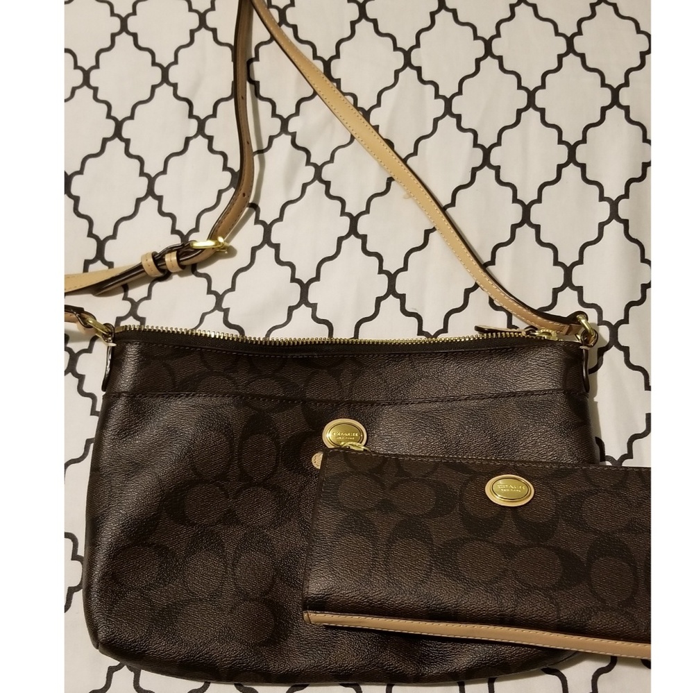 Coach Canvas Crossbody Bag
